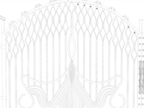 Classic Iron Gate collection 3Dモデル