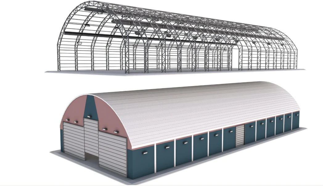 Aircraft Maintenance Hangar 3D Model .c4d .max .obj .3ds .fbx .stl .blend 