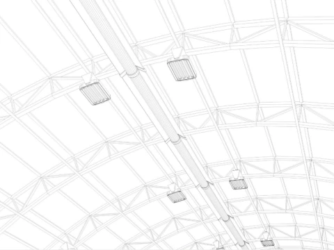 Aircraft Maintenance Hangar 3D Model