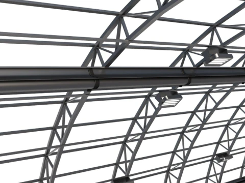 Aircraft Maintenance Hangar 3D Model