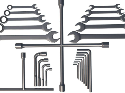 Tools New - Hand Tools-GARAGE TOOLS 3D Model