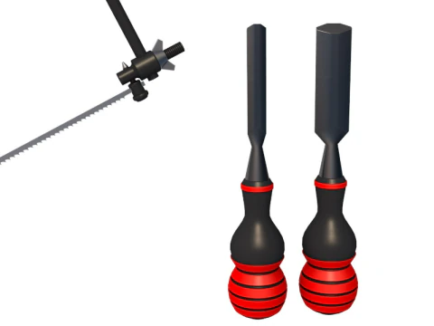 Tools New - Hand Tools-GARAGE TOOLS 3D Model