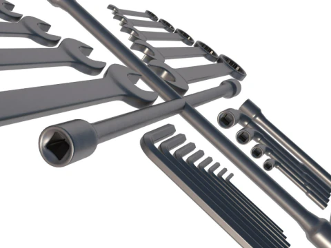 Tools New - Hand Tools-GARAGE TOOLS 3D Model