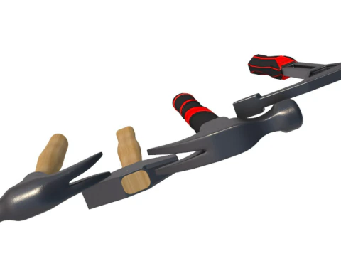 Tools New - Hand Tools-GARAGE TOOLS 3D Model