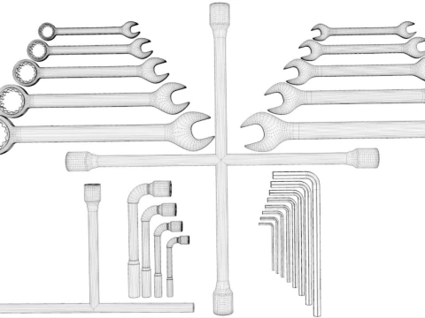 Tools New - Hand Tools-GARAGE TOOLS 3D Model