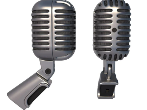 Microphone collection 2 3D Model