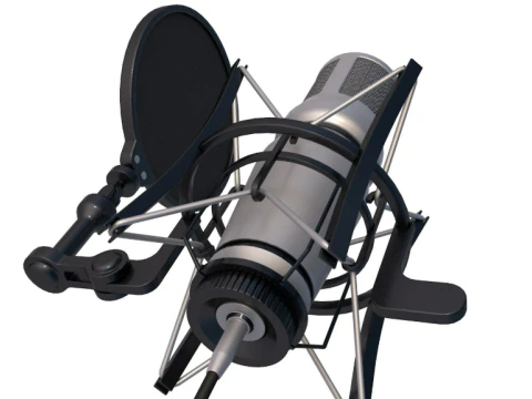 Microphone collection 2 3D Model
