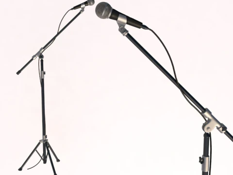 Microphone collection 2 3D Model