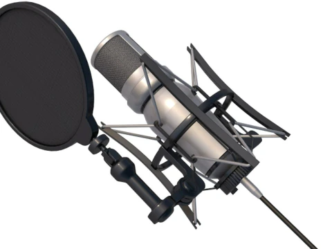 Microphone collection 2 3D Model