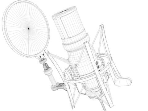 Microphone collection 2 3D Model