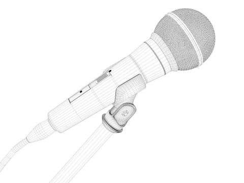 Microphone collection 2 3D Model