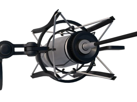 Studio Microphone 3D Model