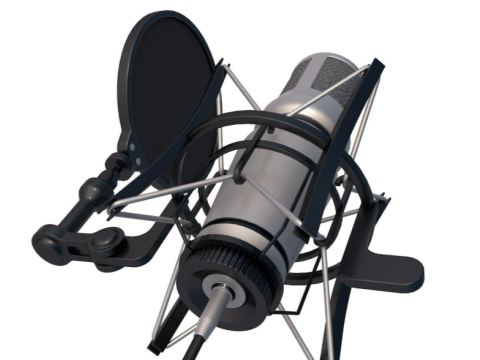 Studio Microphone 3D मॉडल