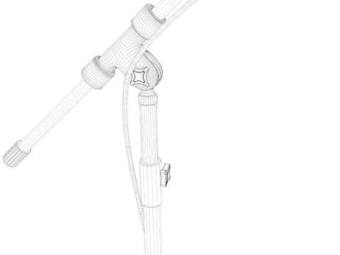 Koleksi mikrofon Model 3D