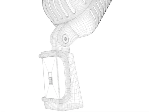 Koleksi mikrofon Model 3D