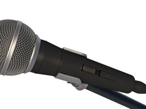 Microphone collection 3D Modell