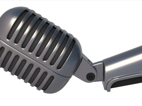 Koleksi mikrofon Model 3D