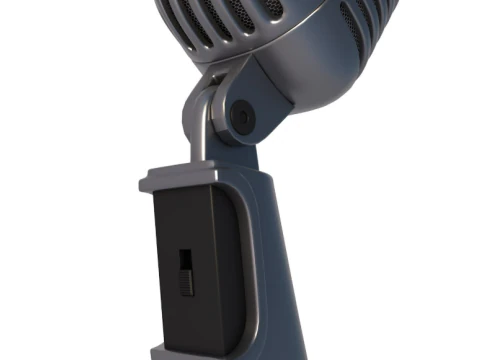 Koleksi mikrofon Model 3D