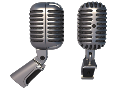 Microphone collection 3D Modell