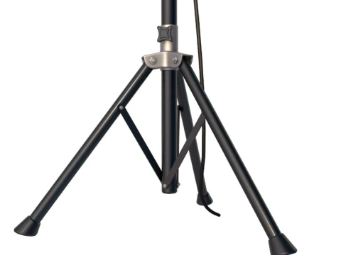 Microphone and Stand 3D Model