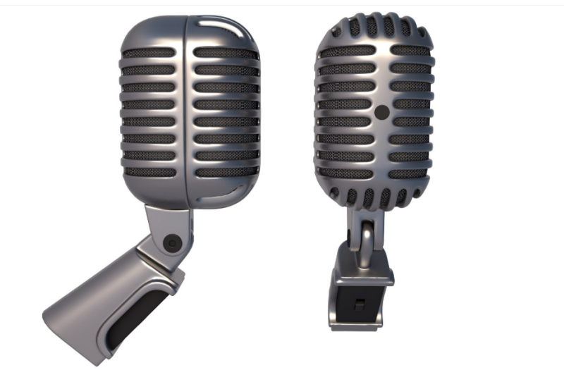 Microphone Modèle 3D .c4d .max .obj .3ds .fbx .stl .blend