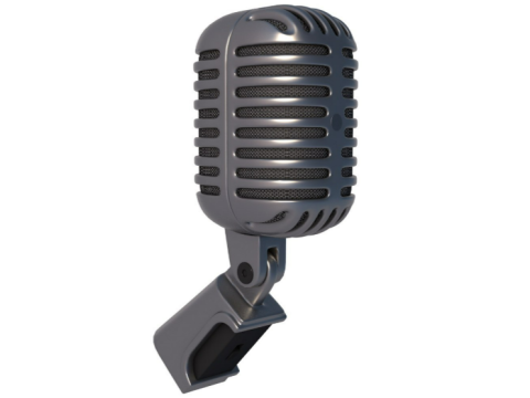 Microphone Modèle 3D