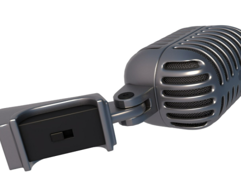 Microphone Modèle 3D