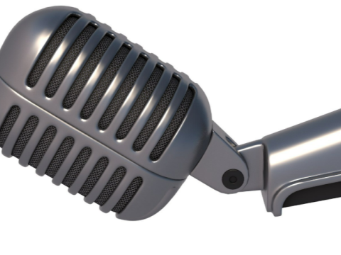 Microphone Modèle 3D