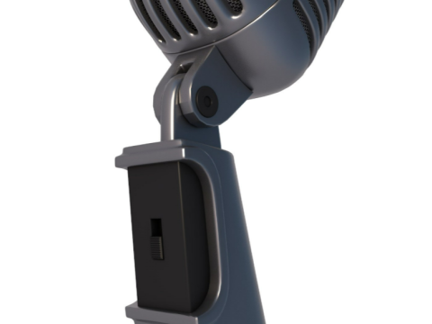 Microphone Modèle 3D