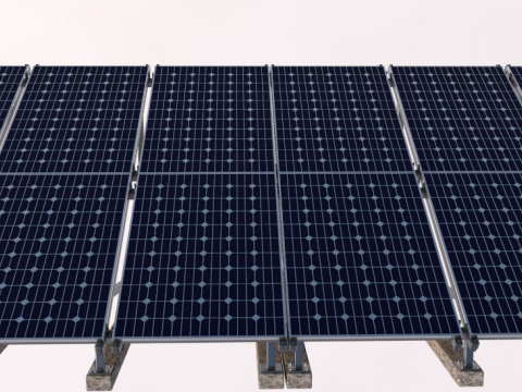 Solar Panels 2 Modello 3D
