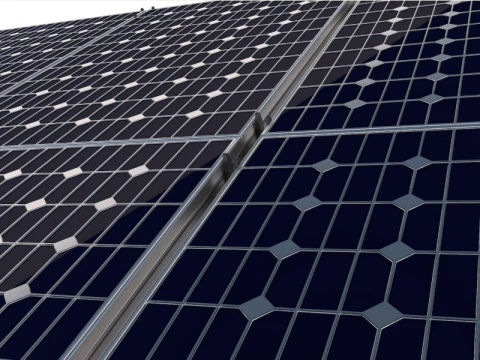 Panele słoneczne 2 Model 3D