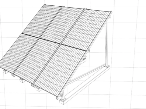 Panele słoneczne 2 Model 3D