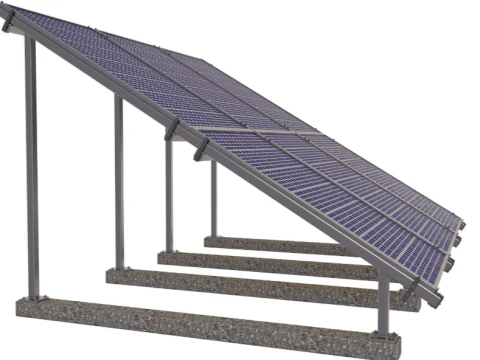 Solar Panels 3D Model