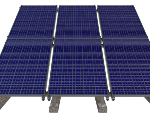 Solar Panels 3D Model