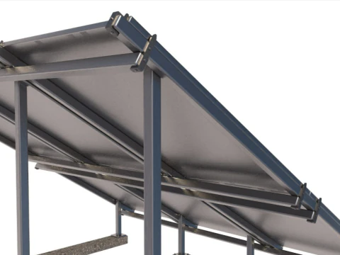 Solar Panels 3D Model