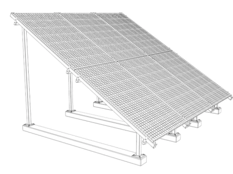Solar Panels 3D Model