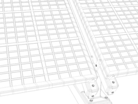 Solar Panels 3D Model
