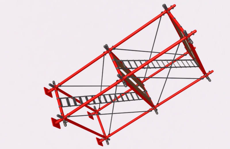 Scaffoldings Modular 1 Model 3D .c4d .max .obj .3ds .fbx .stl .blend