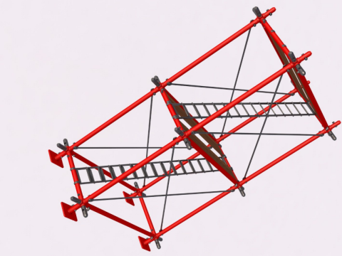 Scaffoldings Modular 1 Modello 3D