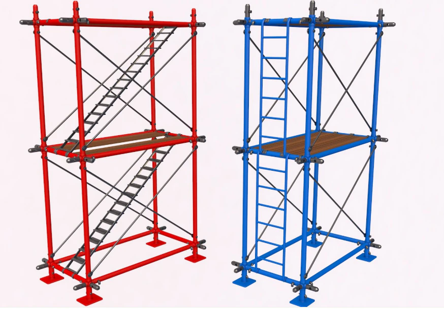Scaffolding Collection 3D Model .c4d .max .obj .3ds .fbx .stl .blend 