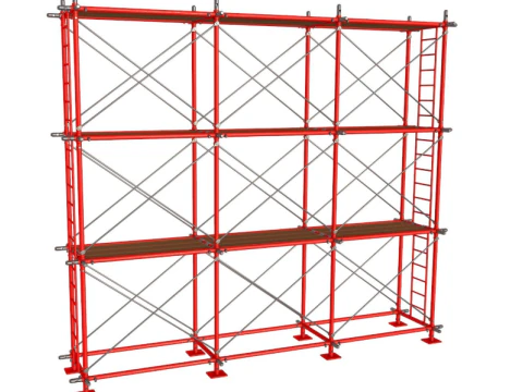 Scaffoldings Modular 3D Model