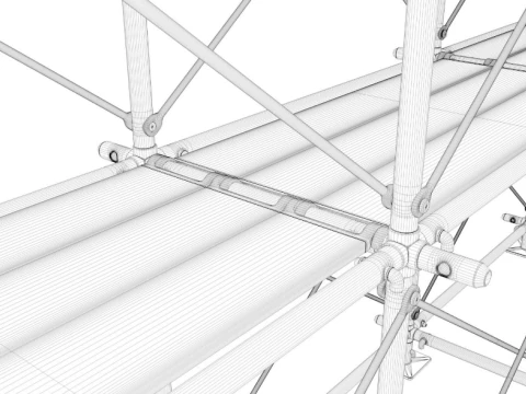 Scaffoldings Modular 3D Model