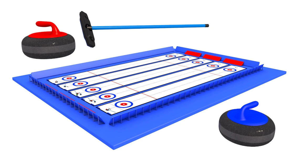 Arena Curling Championships 3D Model .c4d .max .obj .3ds .fbx .stl .blend