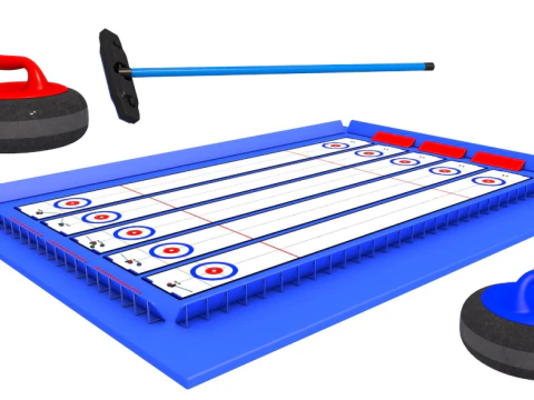 Mistrzostwa Arena w Curlingu Model 3D