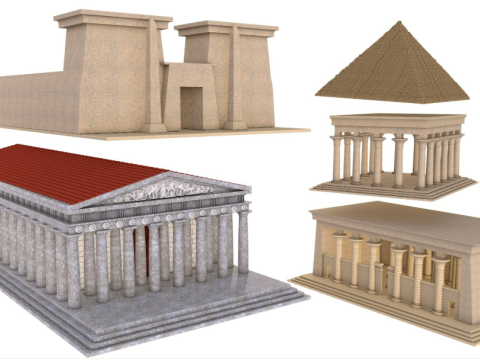 Ancient Monuments Collection 1 3Dモデル
