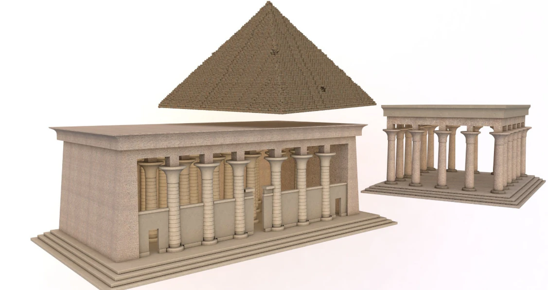 Ancient Egypt Collection 3D Model .c4d .max .obj .3ds .fbx .stl .blend 