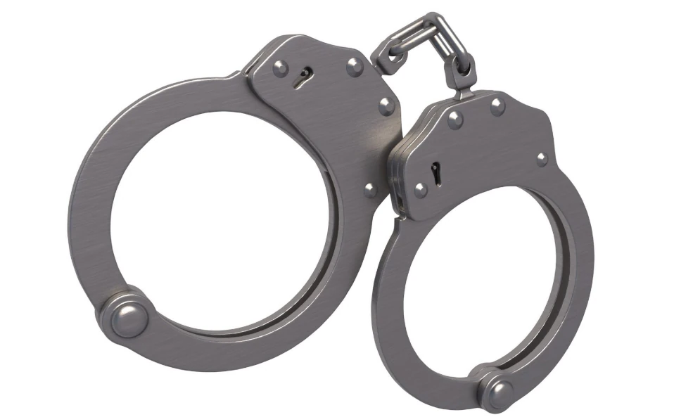 Galls Double Lock Handcuffs 3D Model .c4d .max .obj .3ds .fbx .stl .blend