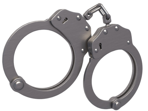 Galls Double Lock Handcuffs Model 3D