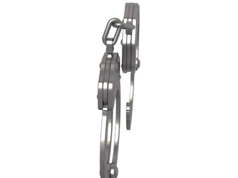 Galls Double Lock Handcuffs 3D Model
