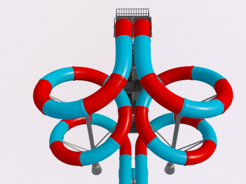 Water Slide Collection 3 Model 3D